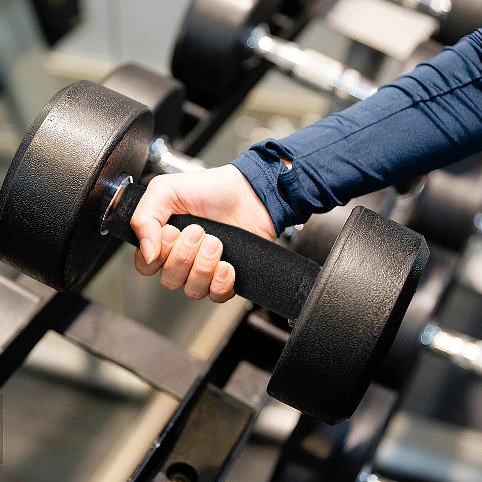 

3pcs Pull-Up Handle Grip Pads Anti-Slip Barbell Dumbbell Protectors Detachable Design Door Frame Protection Gym Accessories