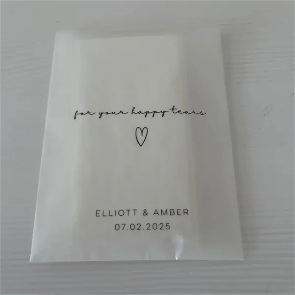 No Ugly crying Tissue Packets | Wedding Tissues | For your Happy tears | Wedding tissue packs | Wedding | Personalised tissue pa