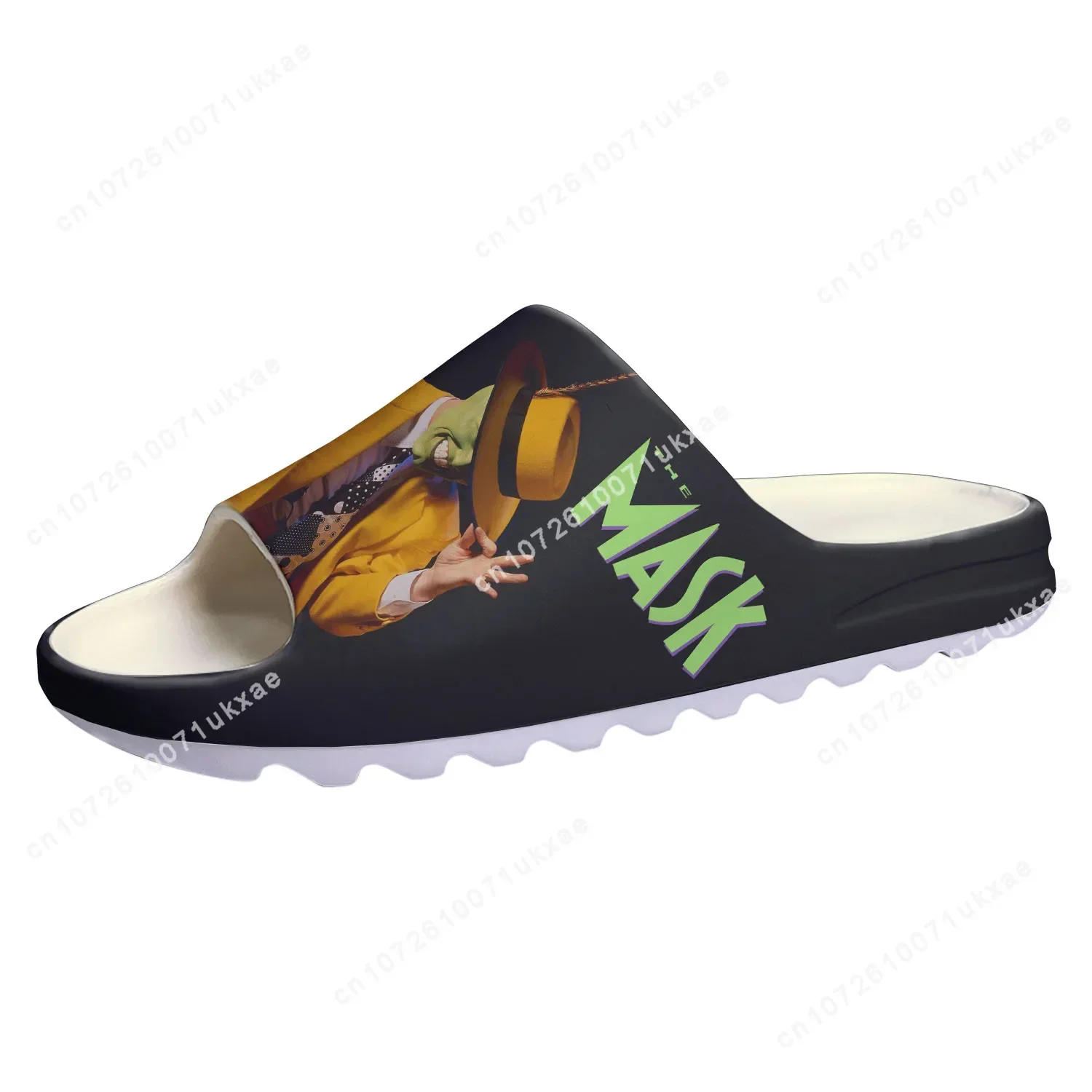 The Mask Movie Soft Sole Sllipers Home Clogs Customized Step On Water Shoes Mens Womens Teenager Step in Sandals
