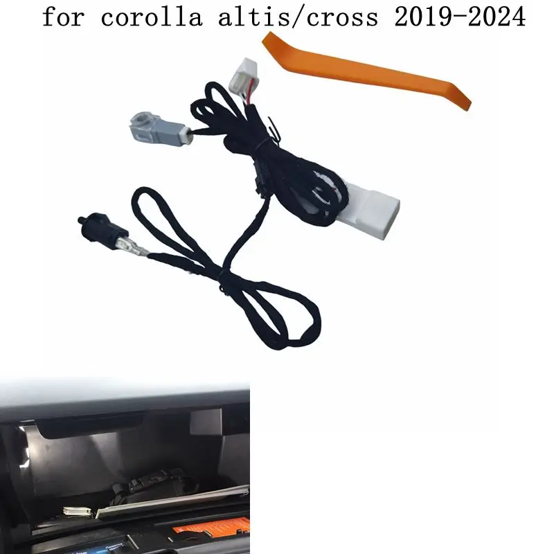 

1x Interior Canbus White LED Glove Box Light Lamp For toyota rav4 xa50 2019-2024 Easy Installation Plug to plug