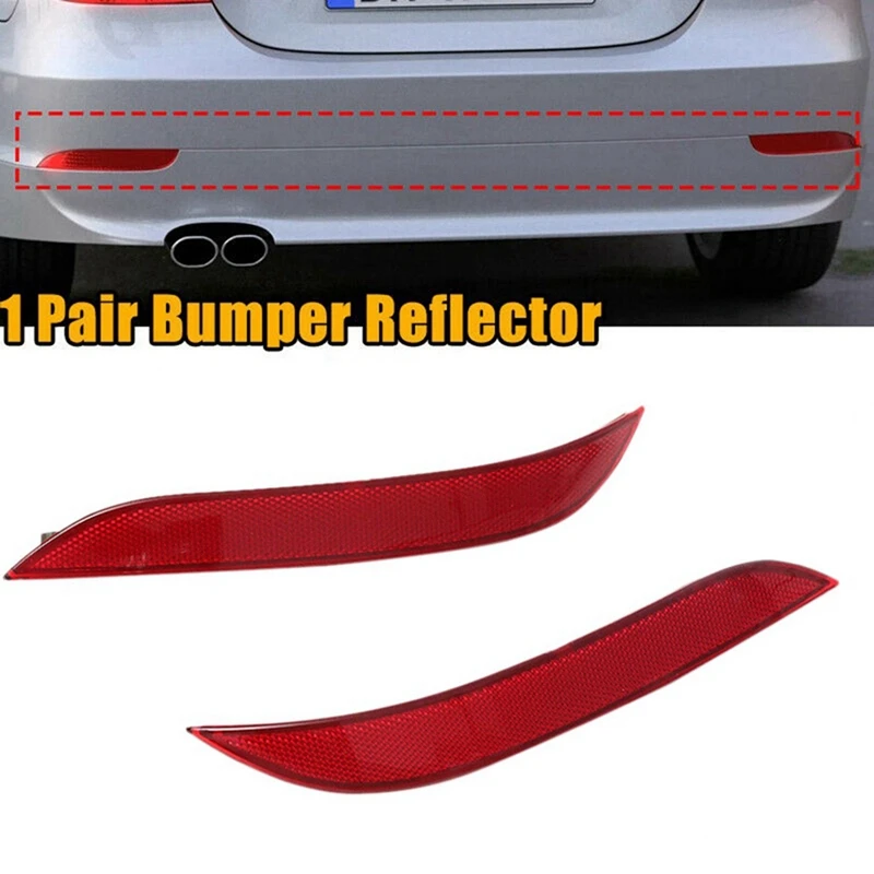 

1 Set Reflector Warning Light Automobile Fit For BMW E60 5 Series 2003-2007 63146915039 63146915040