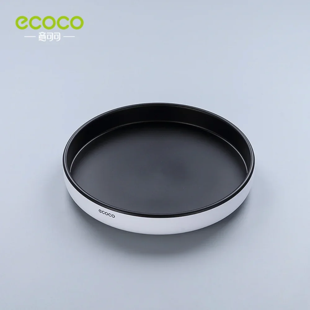 Ecoco-Household Kitchen Rotary Shelf, Multifunctional Seasoning Bottle, Soy Sauce Storage Tray Organizer kitchen storage