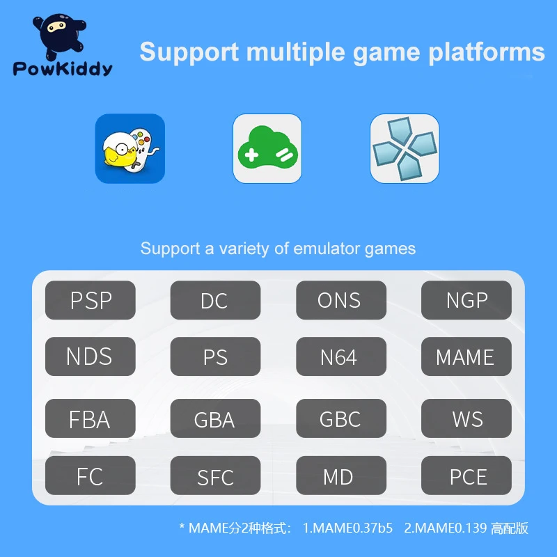 Powkiddy new product x17 Android handheld 7-inch large-screen handheld PSP game console DC/ONS/NGPMD arcade