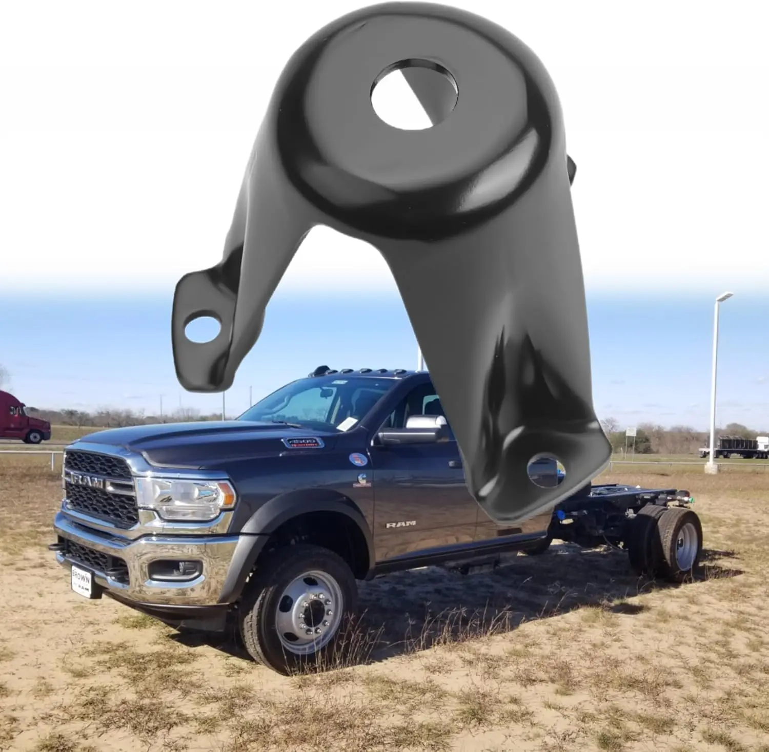 

Front Shock Mounting Bracket Upper For Dodge Ram 1500 2500 3500 4500 5500 Heavy Duty Suspension Mount Replace 68194635AA