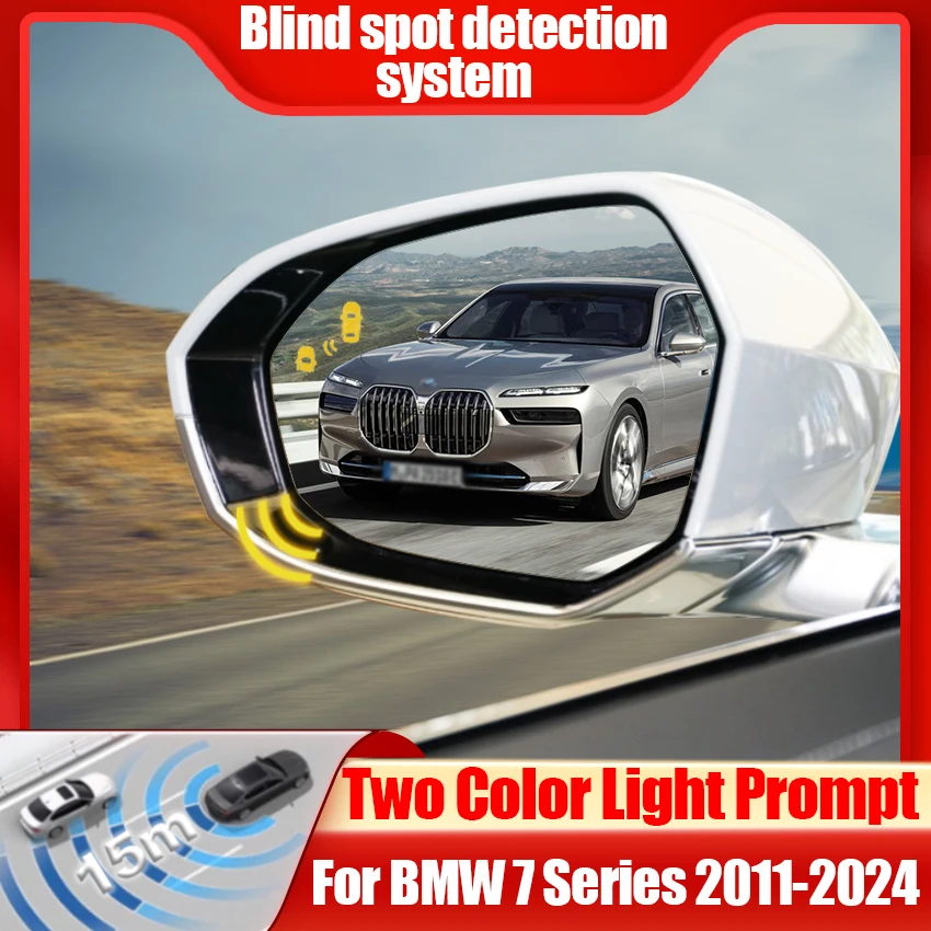 Car Blind Spot Detection System BSD BSA BSM Car Radar Sensors Change Lane Aided Parking For BMW 7 Series 2011-2022 2023 2024