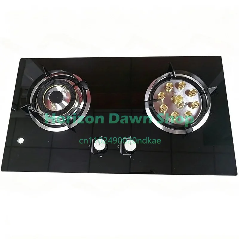 Factory Wholesale Single/double-Burner Gas Stove, Tempered Glass Built-in Cooktop