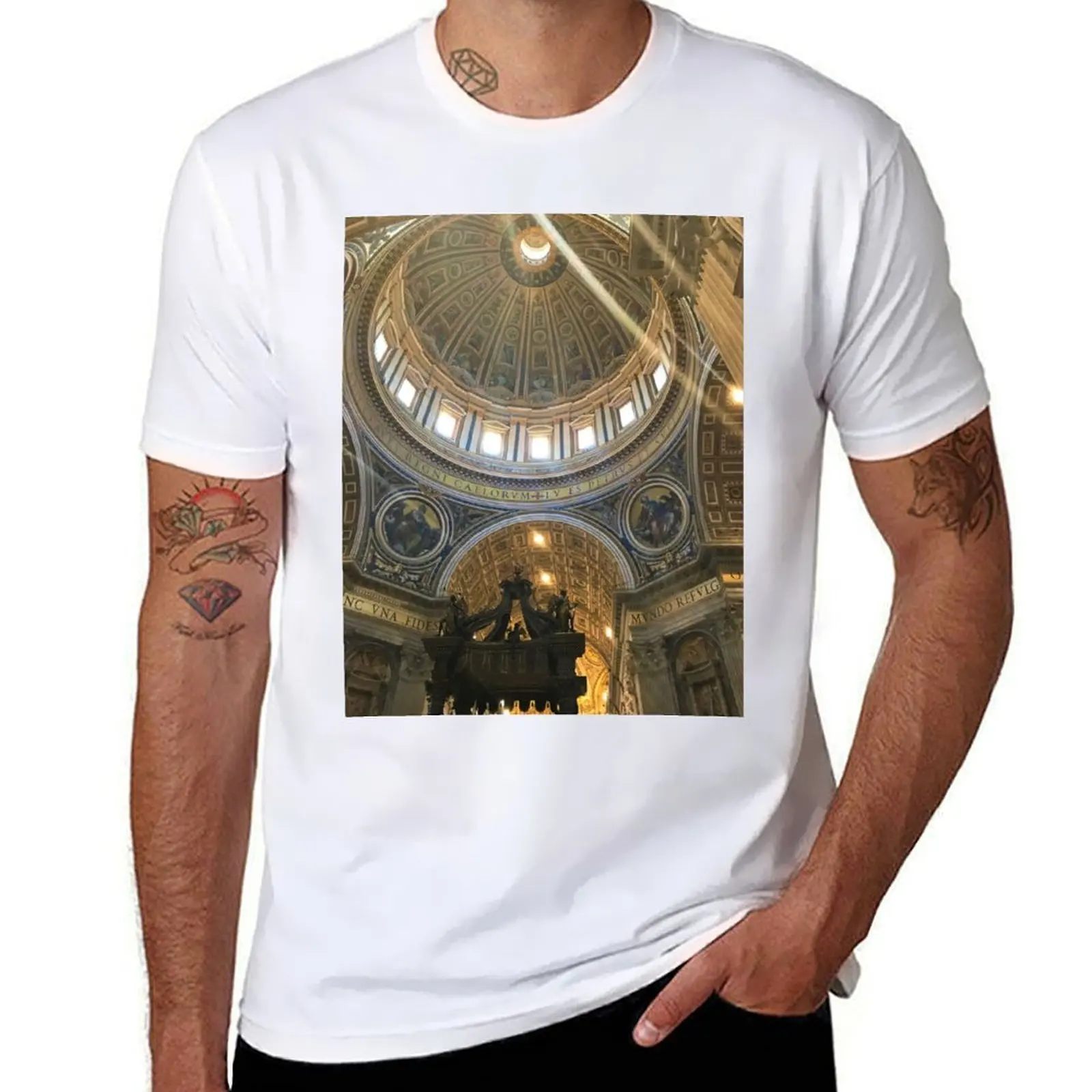 

of t t cotton t Peter's heavy man Dome funny shirts shirt shirts man St. man Basilica Vatican T-Shirt cotton
