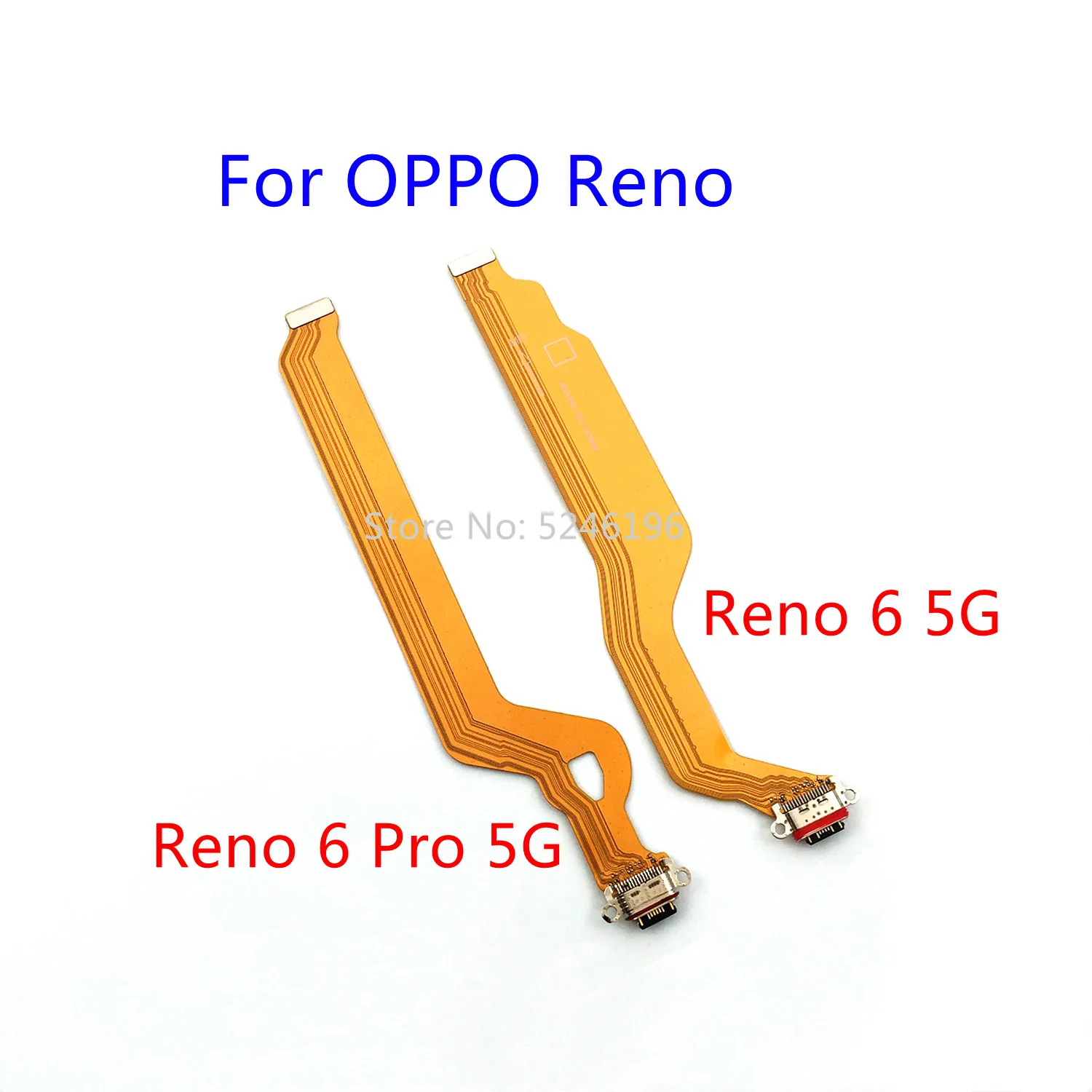 

1pcs USB Charging Port Charger Base Connector Flex Cable For OPPO Reno 6 5G OPPO Reno 6 Pro 5G Replace Part.
