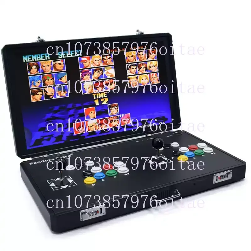 18.5/24-inch Home Arcade Game Machine Portable Folding Portable Double Screen Joystick All-in-one Machine Pandora Moonlight Box