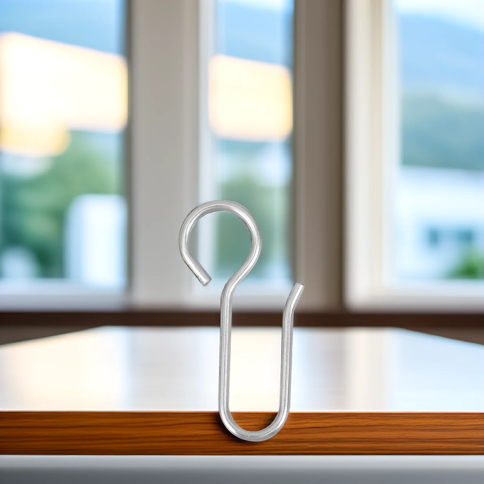 60Pcs S Type Hooks for Ceiling Track Premium Material Smooth Open Close Curtain for Various Places Curtain Track Hooks