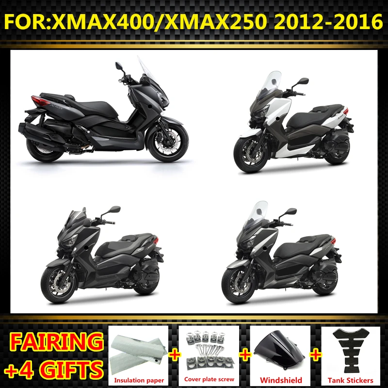 NEW ABS Motorcycle Injection mold fairing kit fit For xmax400 xmax250 xmax 250 400 x max 2012-2016 bodywork full Fairings kits