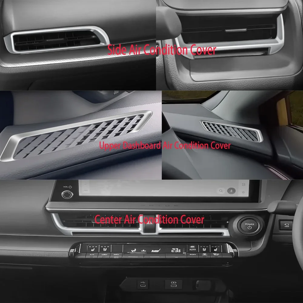 

Чехол для Toyota Prius 60 Series 2023 2024 ABS из углеродного пластика