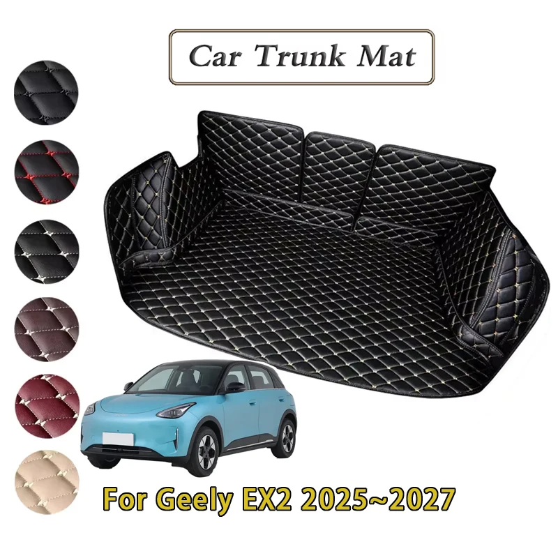 

Car Trunk Mats For Geely EX2 Xingyuan Proton eMas 5 E22H 2025 2026 2027 Waterproof Fully Mat Rear Cargo Tray Auto Accessories