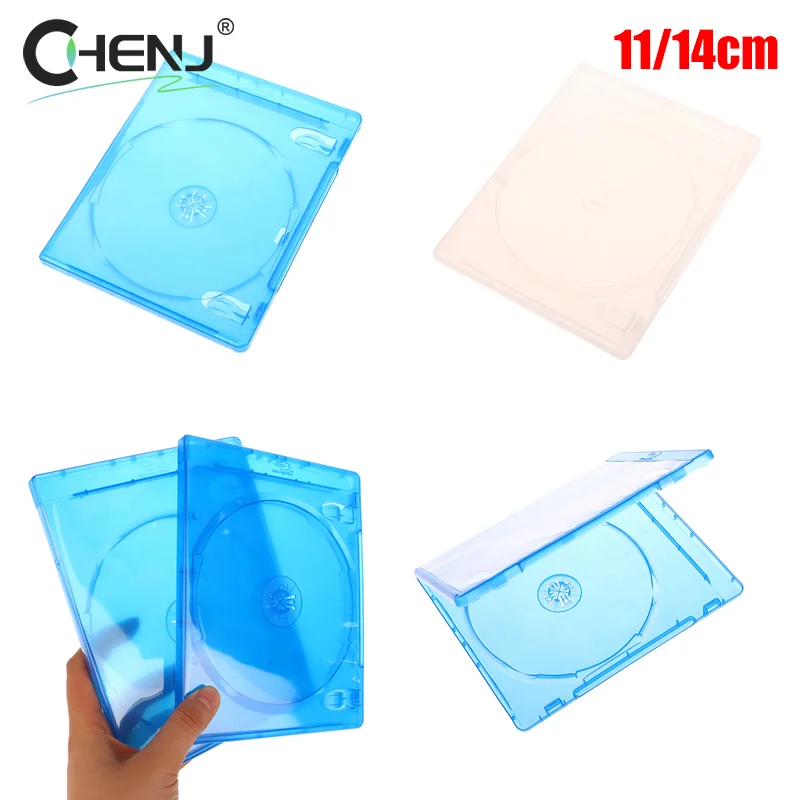 Plastic Single/Double/3/4 Piece Discs CD Game Case Cover Thickened CD DVD Disc Protective Storage Box Organizer