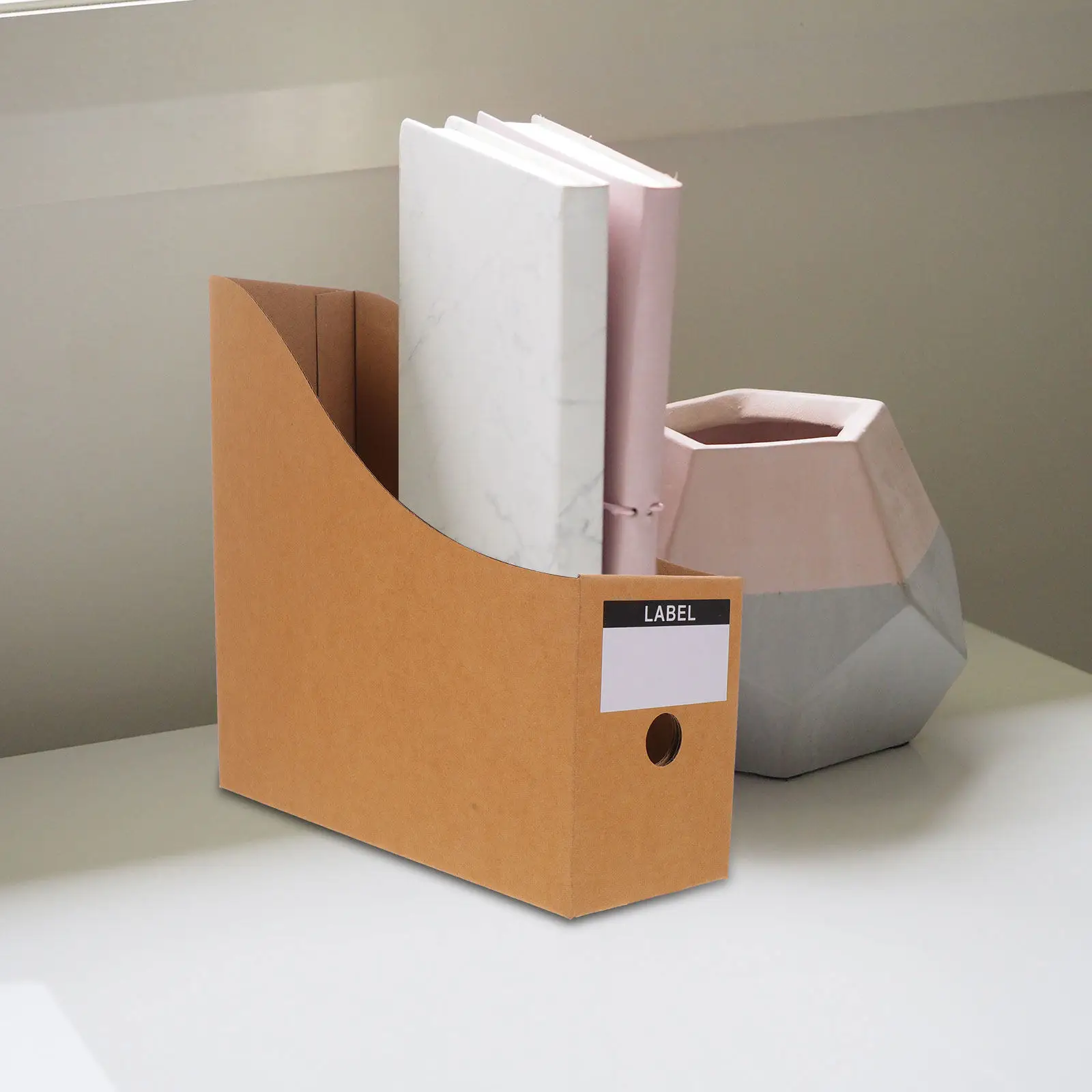 File Document Organizer 5Pcs Desktop Storage Rack Multifunction Office Holder for Folders and Papers