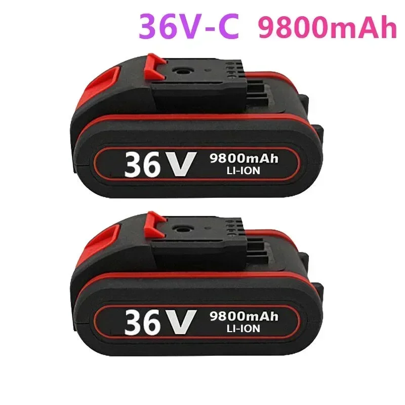 2022 New 21V 36v 9800mah electric tool general rechargeable lithium battery electric screw driver electric drill Li-ion batter