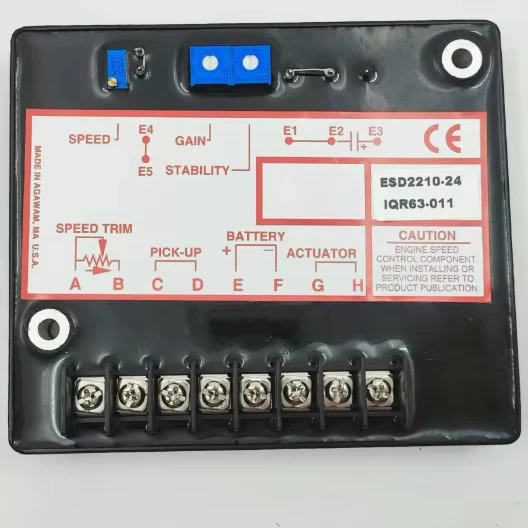 Small Panel SpeedControl Kit for Generator Genset ESD2210-24 ElectricTop Display Circuit Link Single Phase Unit Accessory