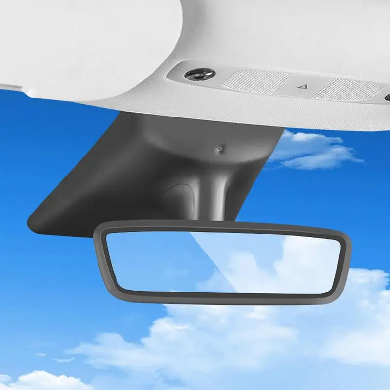 Espelho retrovisor capa protetora Frame, antiderrapante Decoração Acessório, Espelho Retrovisor, Tesla Modelo Y, 3