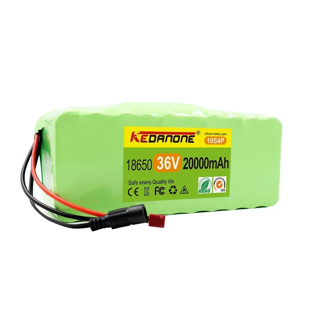 

10S4P Air transport 36V 20000mAh Electric Scooter Lithium Battery 18650 battery pack 36V 30Ah with charger,Powerful Battery