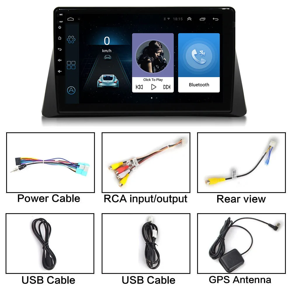 Jiawell Android Car DVD Player GPS FM Music Audio Video Carplay Wifi BT IPS Screen Car Radio for 08-13 - view 6