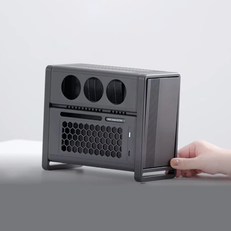 Xikii Ff04 Lp Itx Mini Case Cnc All Aluminum With Enp-8345l Silent
