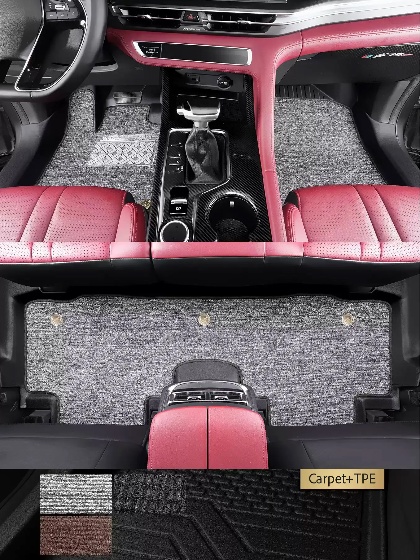 Left-Hand Drive Car Custom Fit Floor Mat For Changan UNI-K 2022-2026 Waterproof Odorless Durable Full Coverage Floor Liner