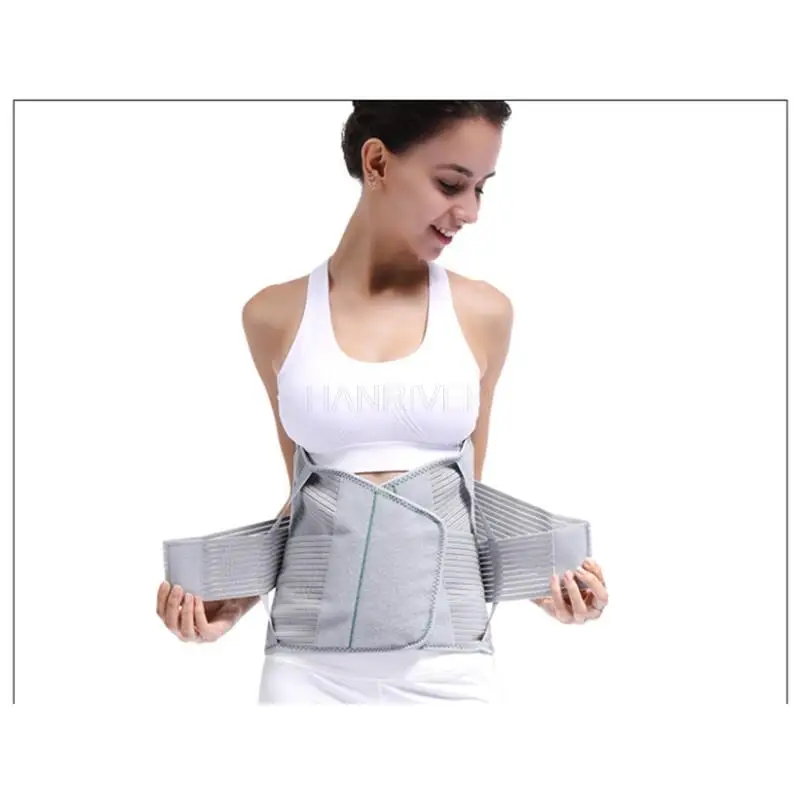 High-support waist belt, thin steel plate lumbar disc corrector for herniation, waist support belt