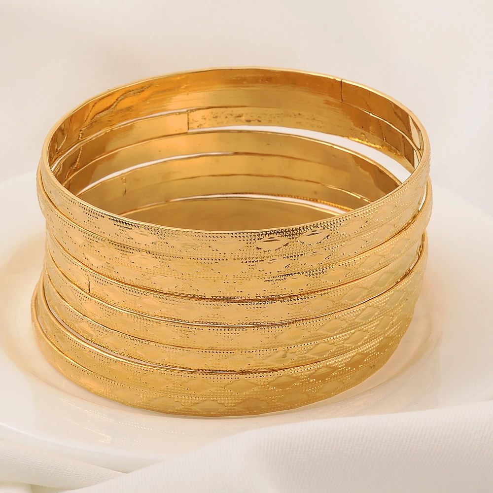 4MM Width 65MM Inner Wholesale Fashion Jewelry Gold Color Bracelet Love Brand Lover Bracelet for Women Gift