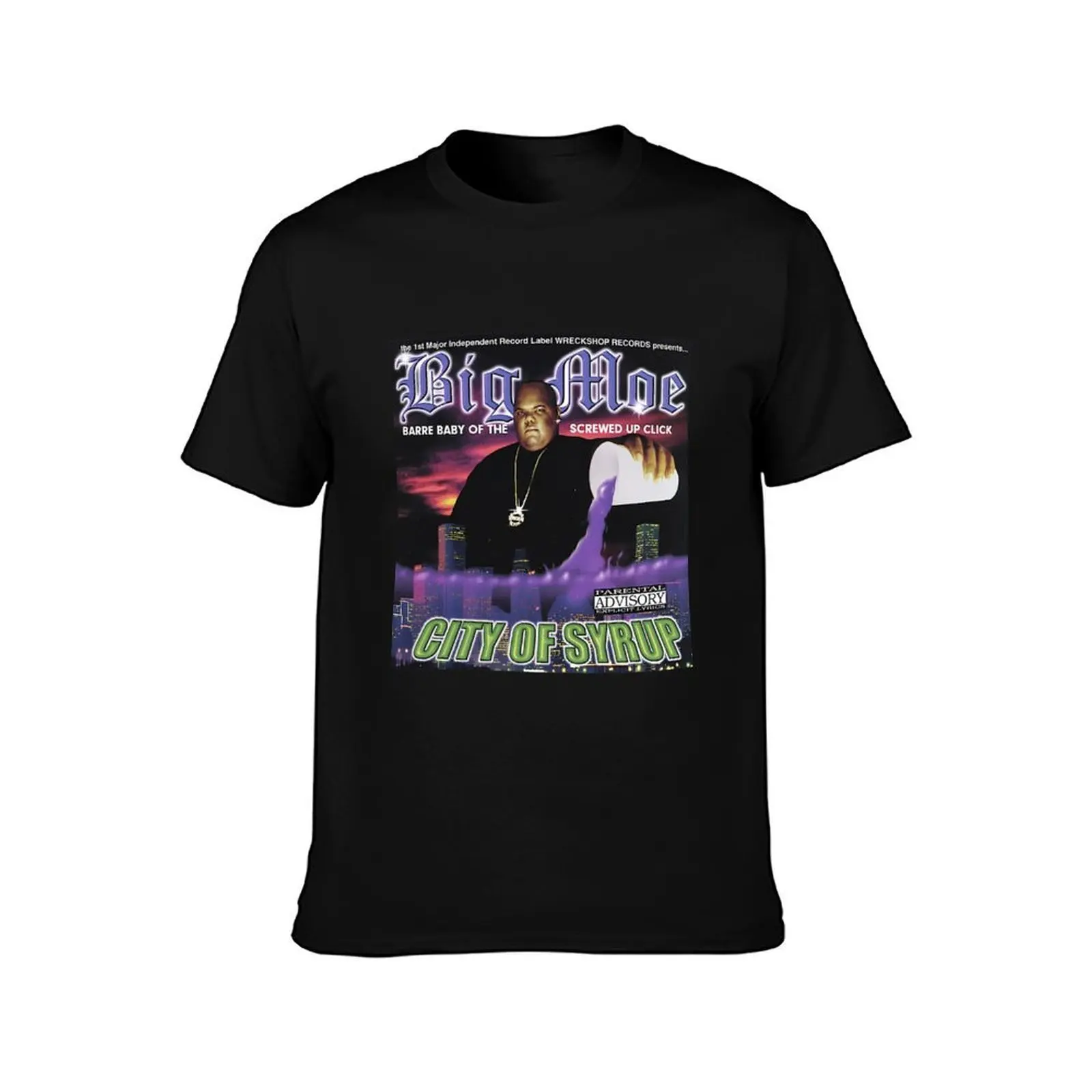 Big Moe City Of Syrup \t T-Shirt Comfortable Work Wear Tee T-Shirt