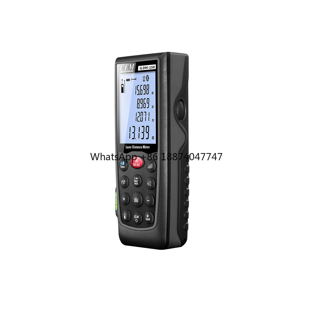 CEM iLDM-150 229ft /70m Professional Laser Distance Meter with Bluetooth 4.0 APP Support laser rangefinder