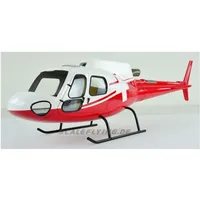 600 Size AS350 Glass Fiber Scale Fuselage RC Helicotper Cover