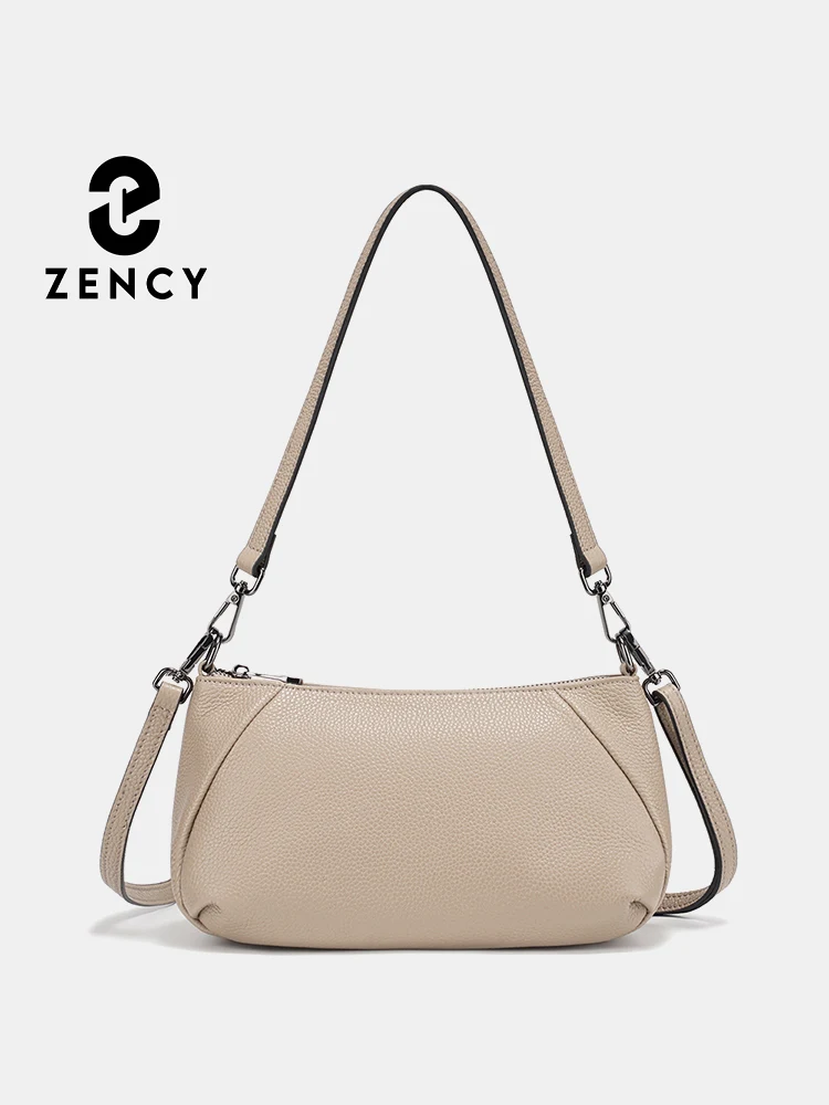 

Zency Fashion Small Crossbody Bag Women Shoulder Bag with Compartments 100% Genuine Leather Multi-pockets Women's Bag 2026