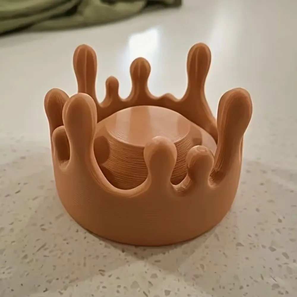 3D Printed Water Drop Flower Pot Modern Style Multi-Functional Succulent Planter Unique Plastic Abstract Plant Pot Garden