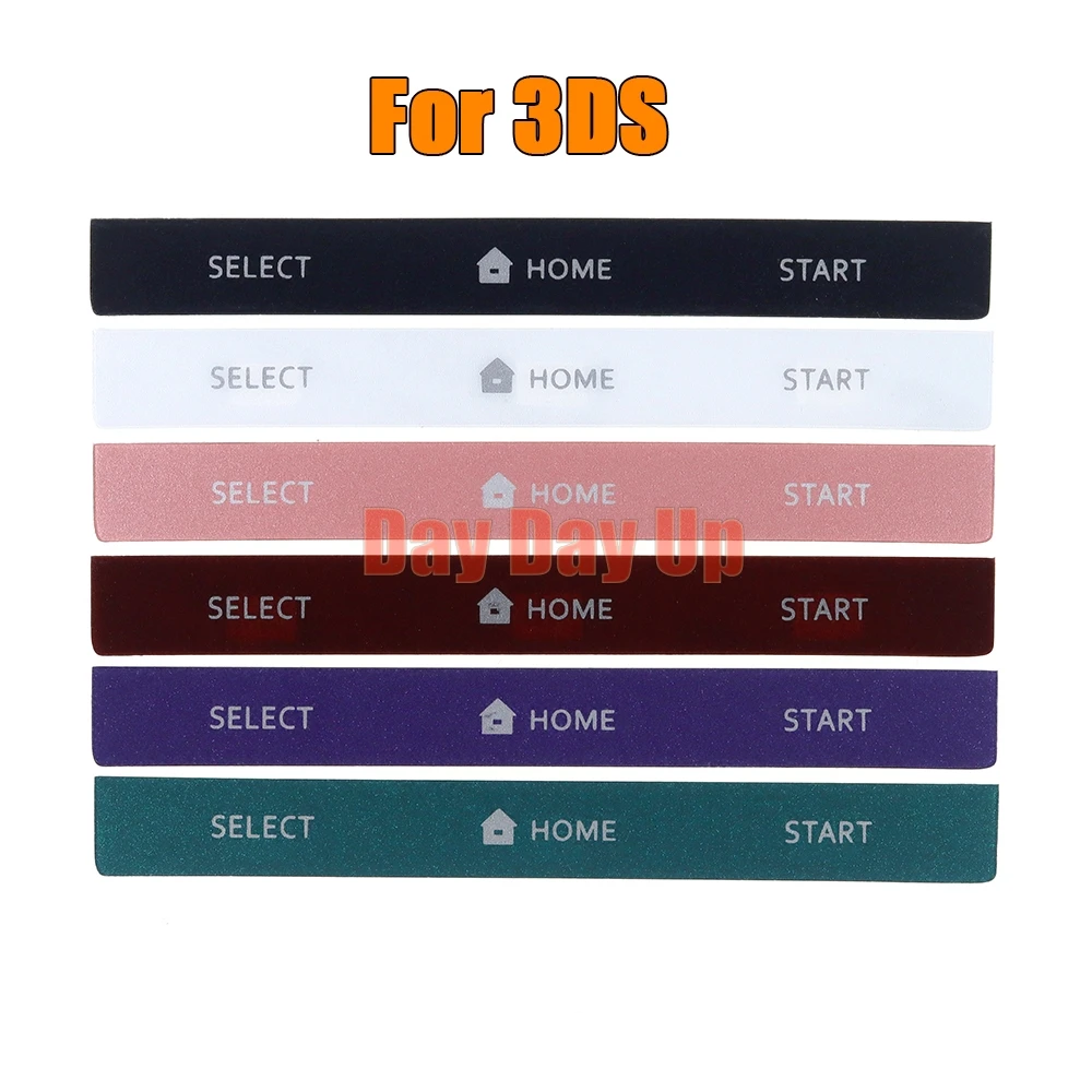 30 قطعة لوحدة التحكم في الألعاب نينتندو 3DS زر ملصق القائمة مفاتيح غمبد اختيار/المنزل/بدء الزر الخلفي ملصق
