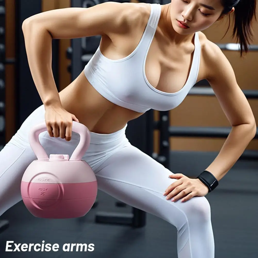 กีฬาฟิตเนส Water-Filled Kettlebell ERGONOMIC Grip Hip Deep Squat Strength TRAINER Kettlebell สําหรับผู้หญิงผู้ชาย