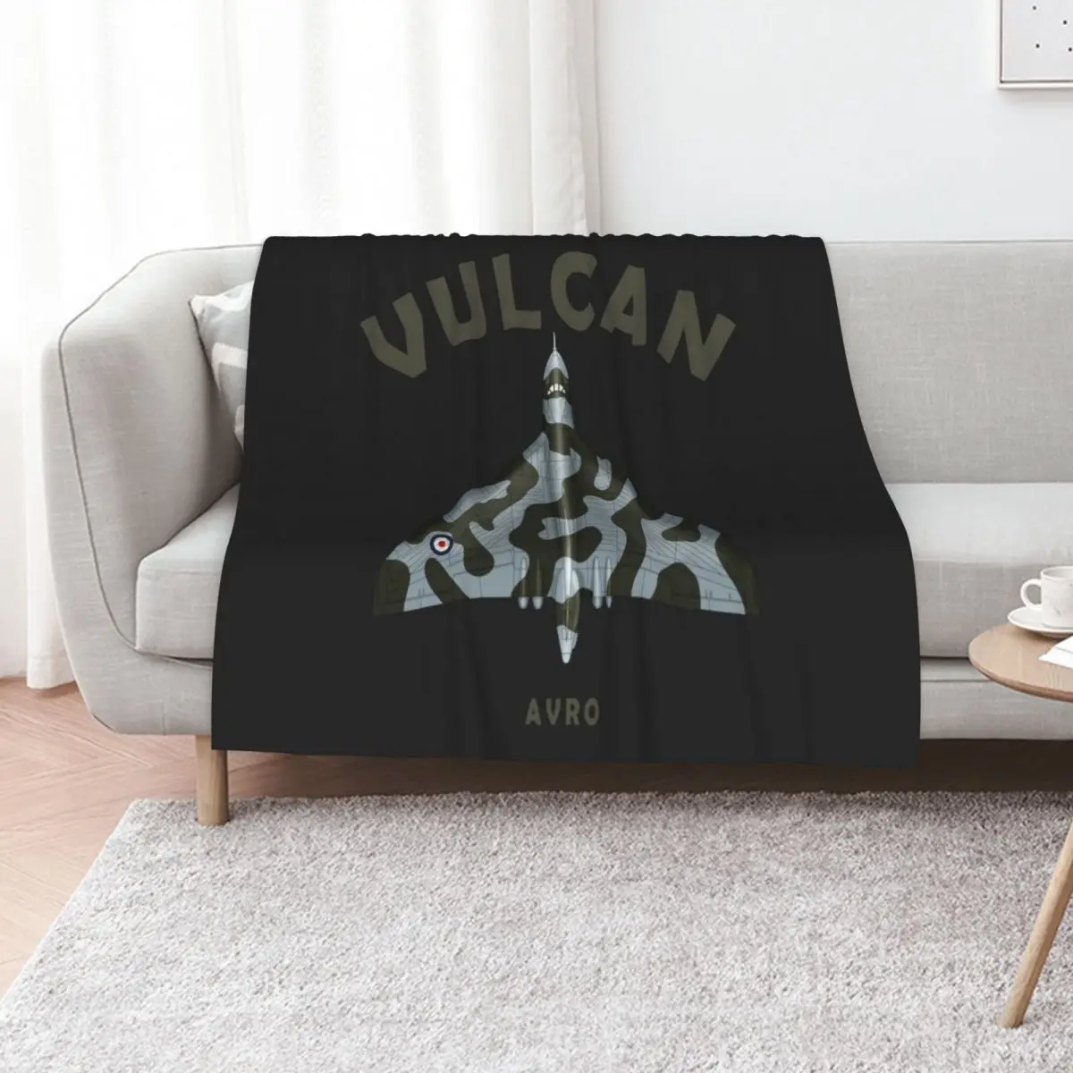 The Vulcan Bomber Blueprint Throw Blanket manga Furry sofa bed Custom Cute Plaid Blankets Sofas Of Decoration Blankets