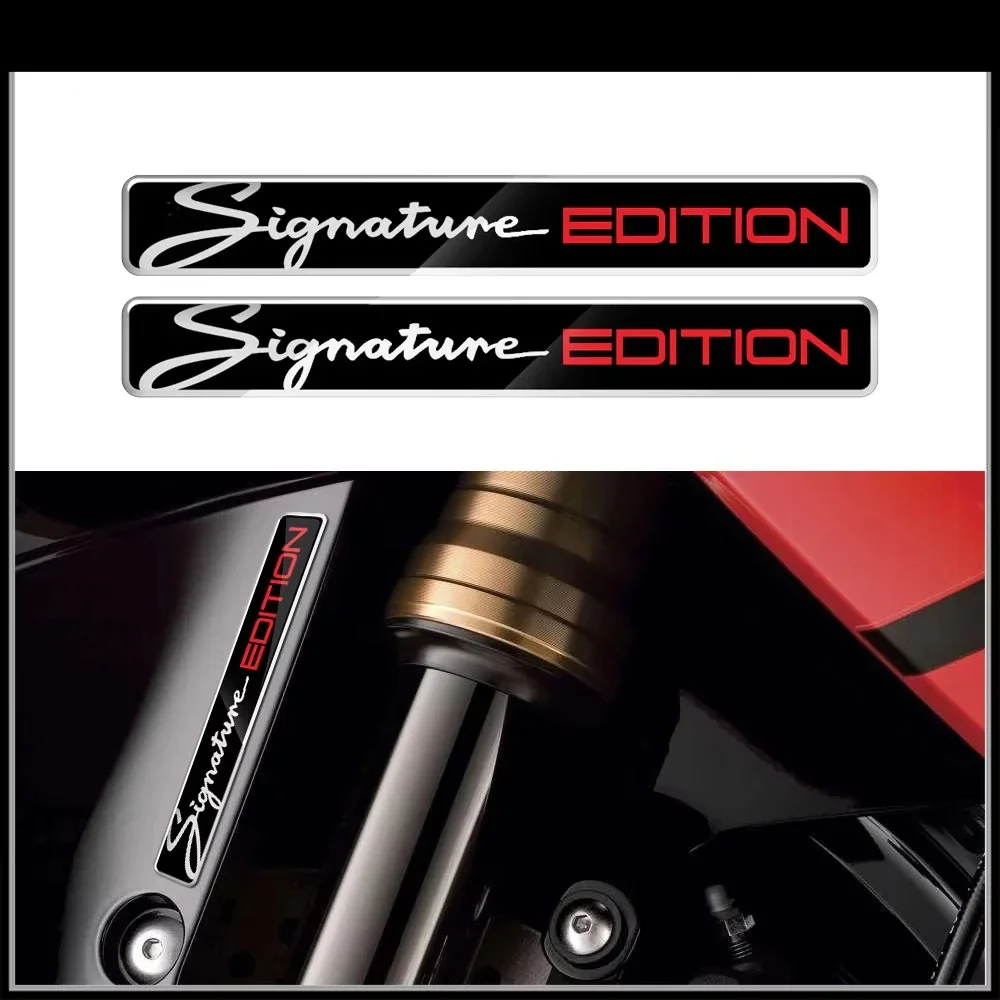 

For PIAGGIO VESPA for BMW Suzuki Aprilia Ducati Triumph Yamaha 3D Motorcycle Decal Signature Edition Sticker