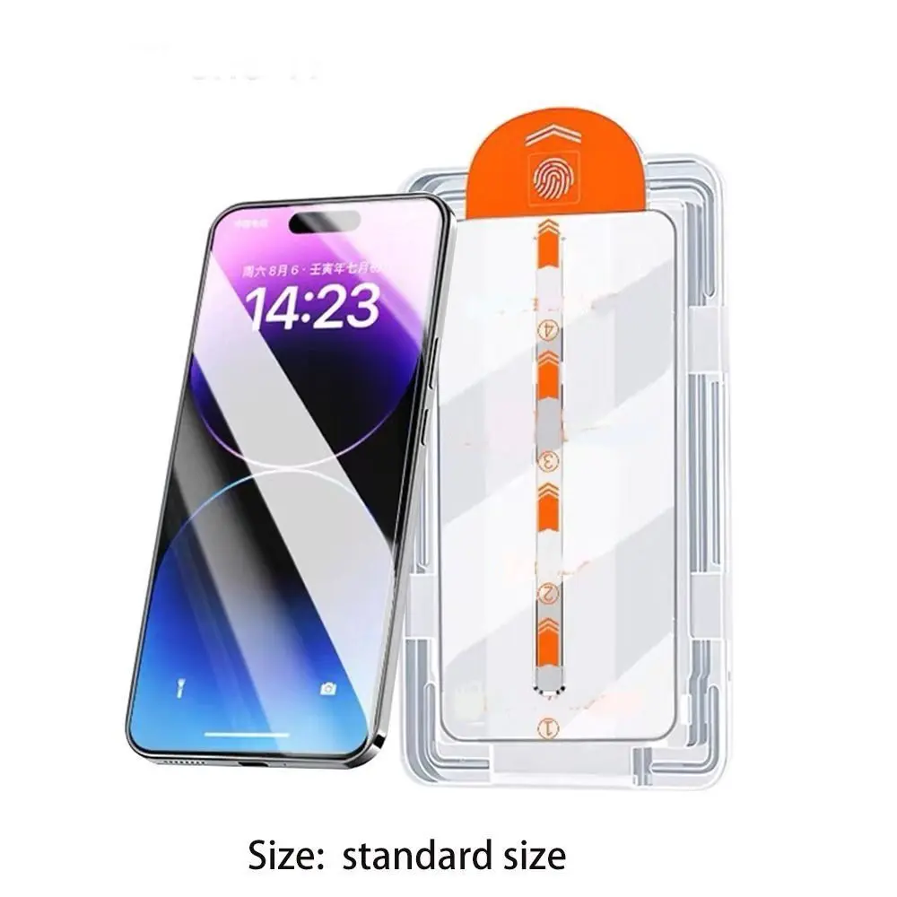 9H صلابة المقسى فيلم عالية الوضوح أفلام زجاجية خالية من الغبار مقاومة للخدش حامي الهاتف آيفون 17/Air/Pro/Pro MAX