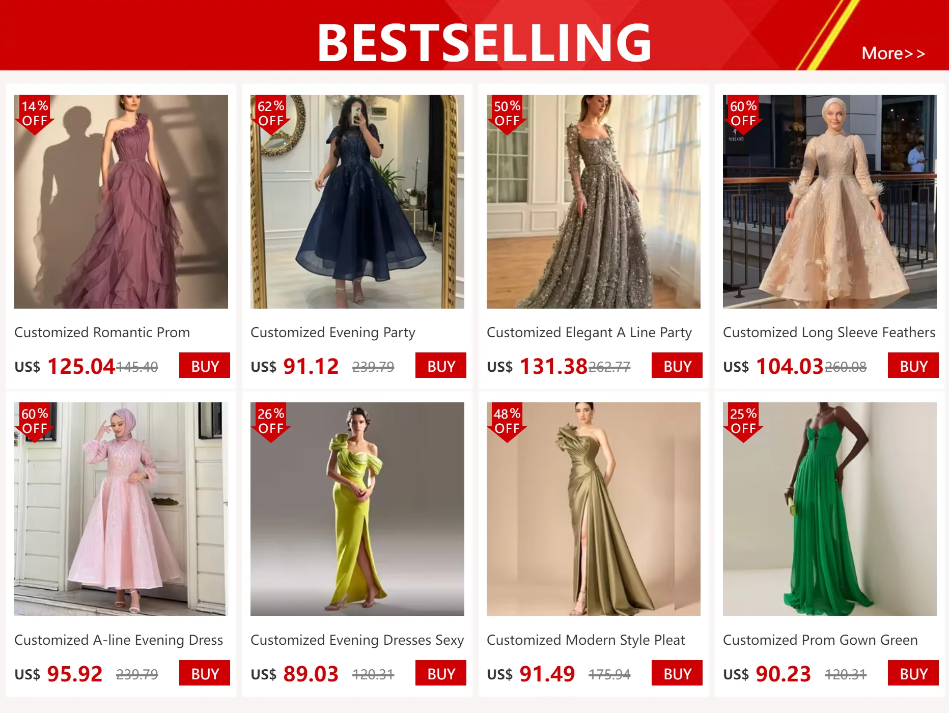 Maßgeschneiderte klassische Faltenblume Trompete One-Shoulder-lange Kleider Cocktailkleider Hohe Qualität Sexy Sparkle Größen verfügbar Int – Detail 1