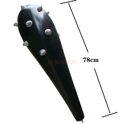 1PCS Colored Wolf Teeth Stick Inflatable Hammer Soft Hammer Toy Blow Blow Large Children's Hammer PVC Activity Prop Soft