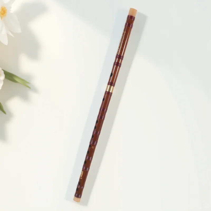 

1 pc Chinese Style Wooden For Beginners Lightweight Portable Bamboo Flute Student Introductory Flute Professional Tone Holes