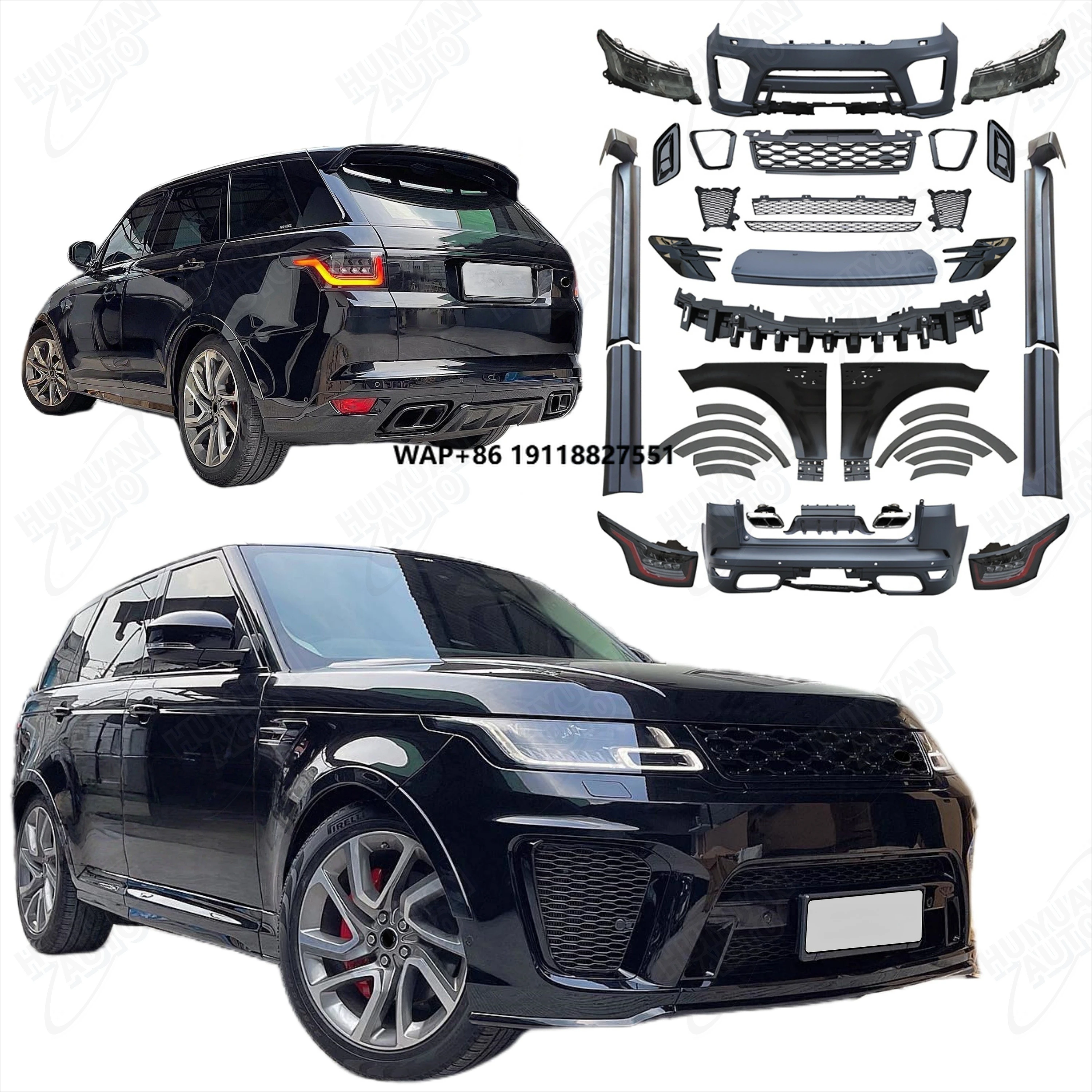 

Easy Bodykit for 2013-2017 Vogue L405 Facelift to 2024 SVA Style High Quality Front and Rear Bumper