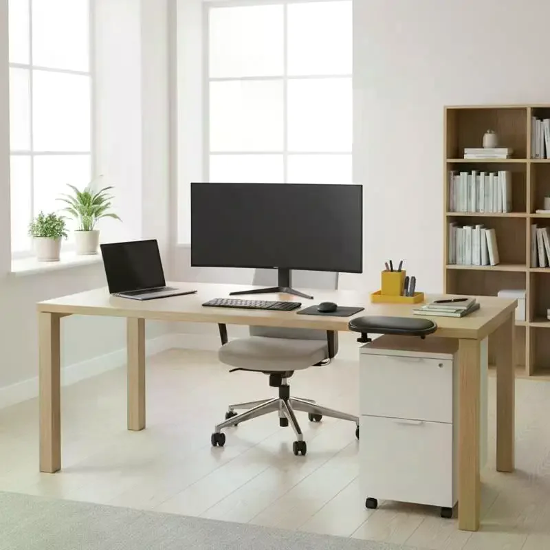 1 PC Adjustable Computer Arm Support Office Bracket Rotatable Ergonomic Rest for Desk Comfort and Health