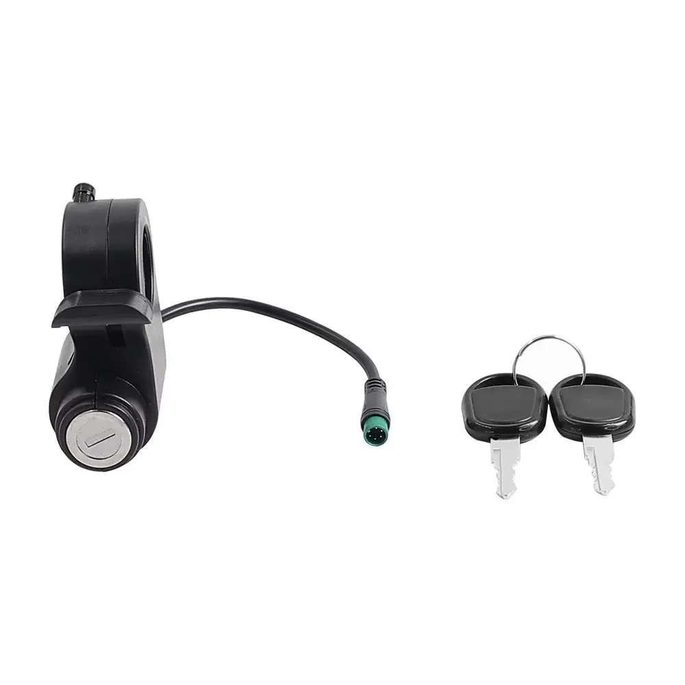 2 Key Ignition Barrel Speed Dial Control Thumb Throttle Accelerator Key Switch With Lock Key Durable On/Off Pit