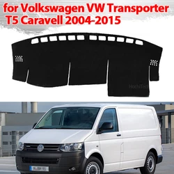 For Volkswagen VW Transporter T5 Caravell 2004-2015 Dashboard Cover Dash Board Mat Carpet Pad Shade Cape Blanket Car Accessories
