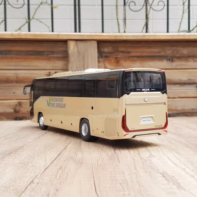 

Модель автобуса JinLong Haige V12 из литого сплава в масштабе 1:42, готовый статический симуляционный коллекционный подарок-игрушка