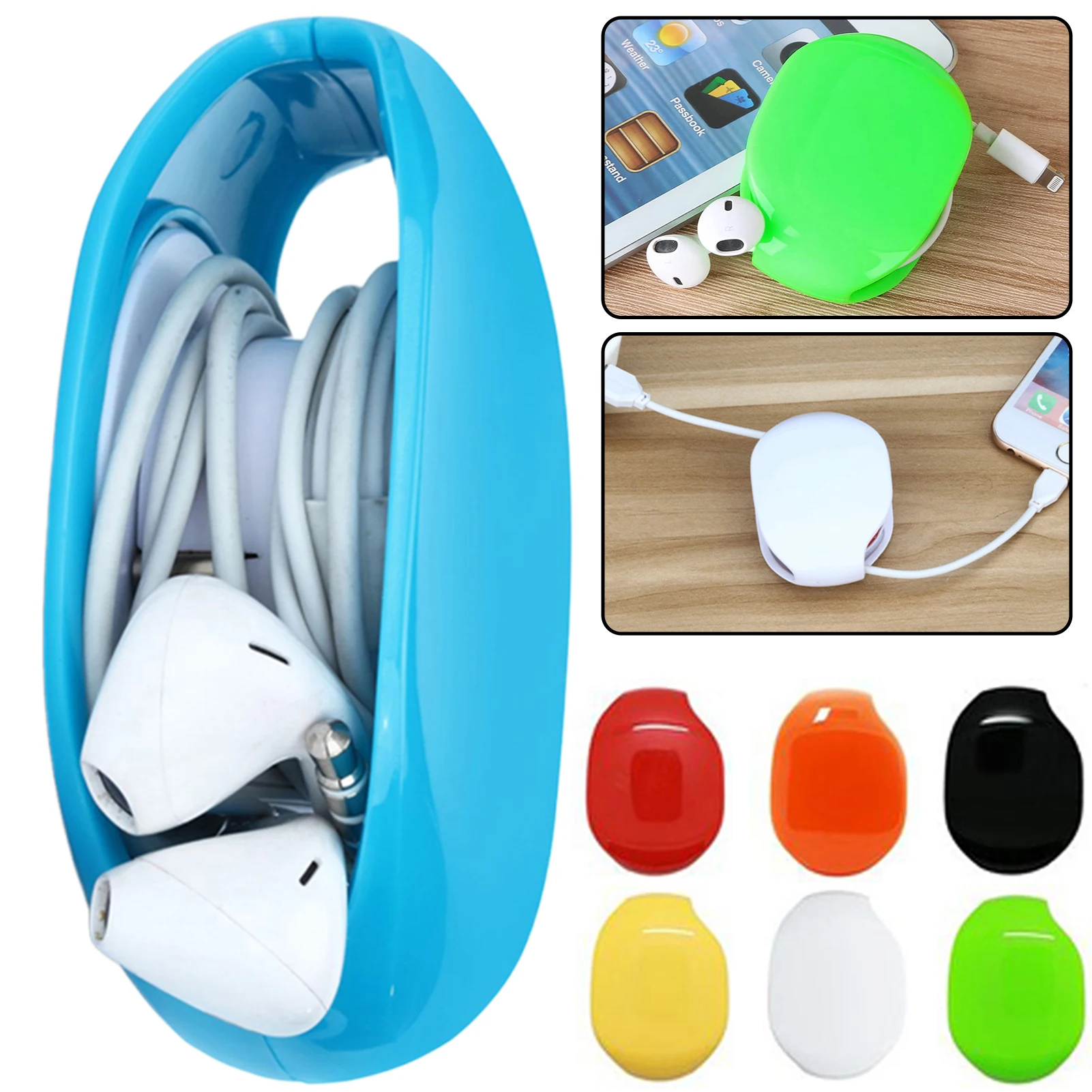 Headphone Cable Storage Organiser Keeps Your Headphones Tangle-free And Protected From Damage. Travel-friendly