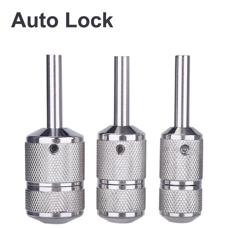 

1PC 22MM 25MM 30MM Self-Locking Machine Handle Auto Lock Tattoo Grip Tube Accessories