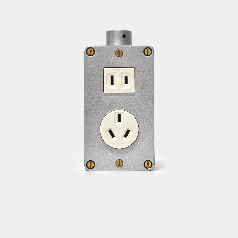 

Алюминиевая поверхностная розетка/розетка с пятью отверстиями