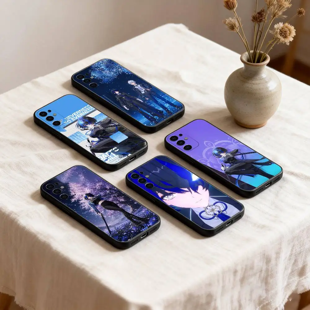 NTE character Daffodil Phone Case For Samsung S26,25,24,23,22,30,21,10,9,Ultra,Plus,Lite Black Soft Case